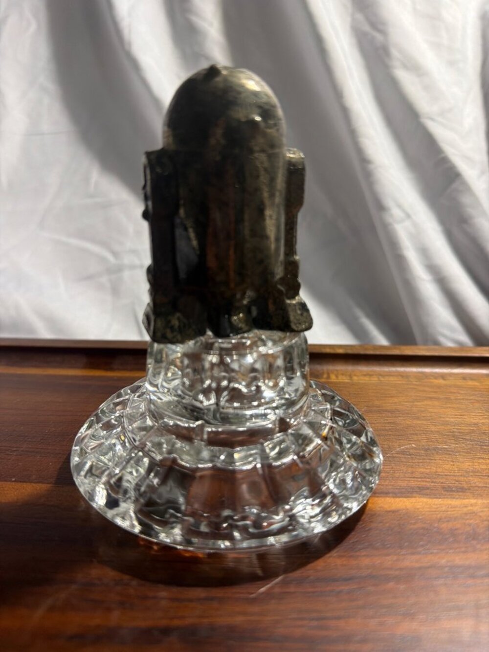 Star Wars R2 D2 Pyrite Crystal Carving